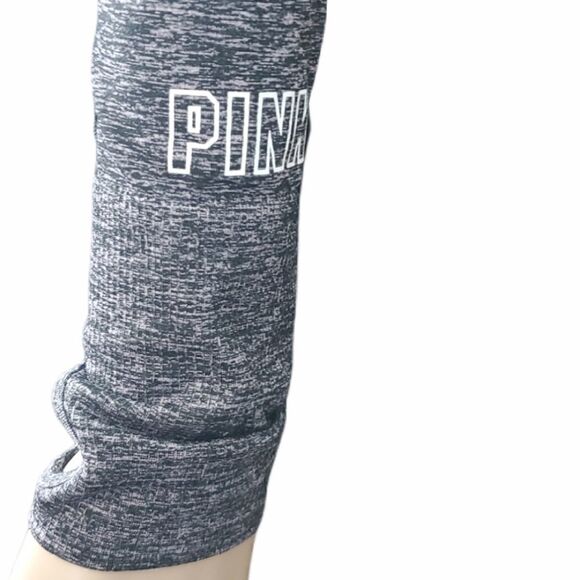 Pink Victoria's Secret Purple & Black Marled Seamless Crop Top - Picture 4 of 6